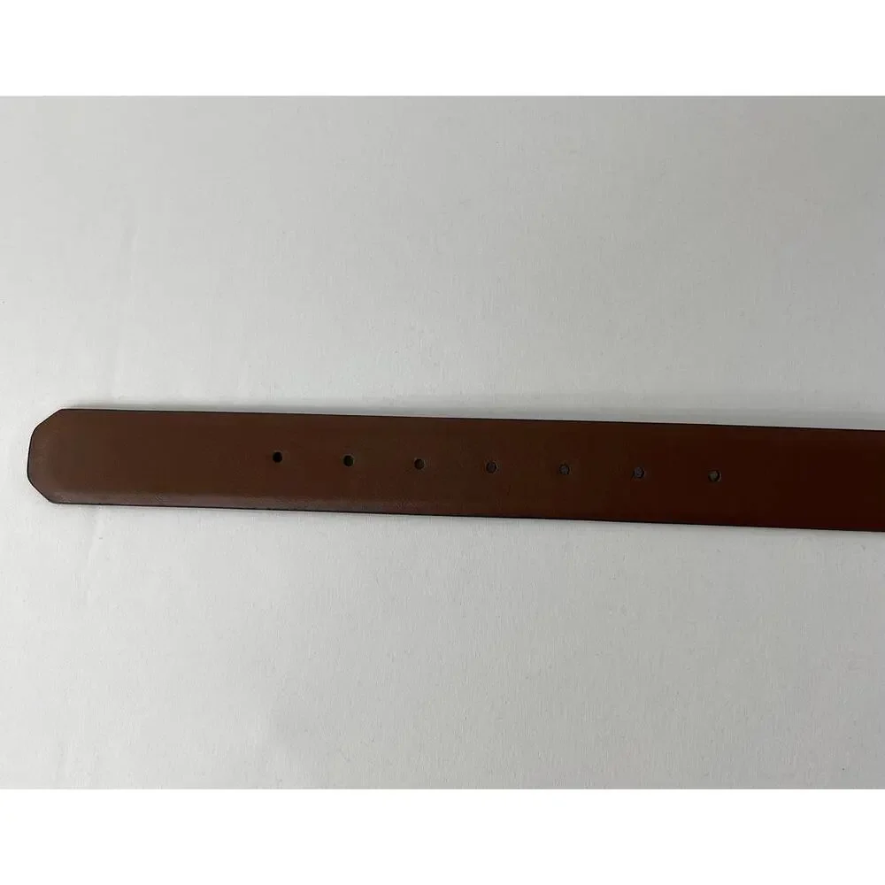 Kenneth Cole Mens Reversible Belt Brown Black Silver Tone Buckle XL 42-44 NEW